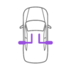 Pre-Axle Dual Exit